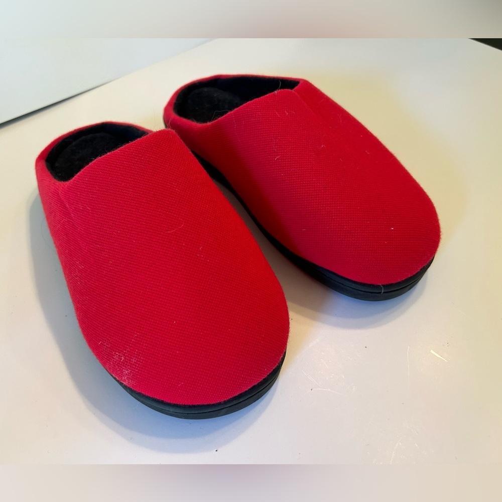 Boys Memory Foam Slippers Fleece lined